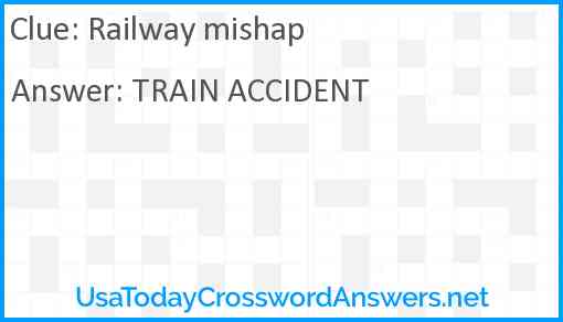 Railway mishap Answer