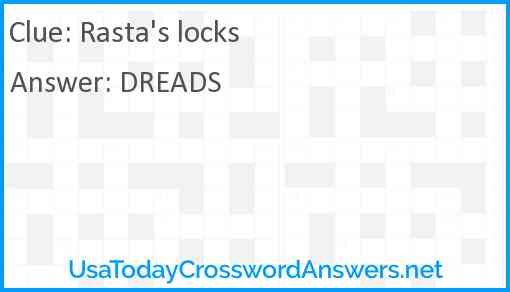 Rasta's locks Answer