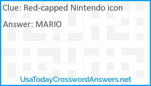 Red-capped Nintendo icon Answer