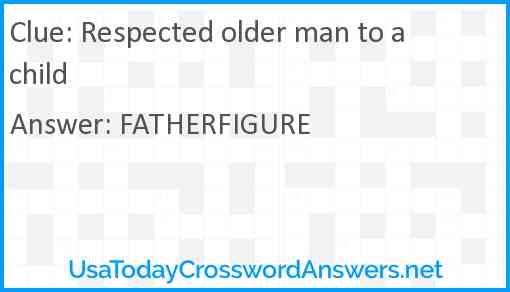 Respected older man to a child Answer