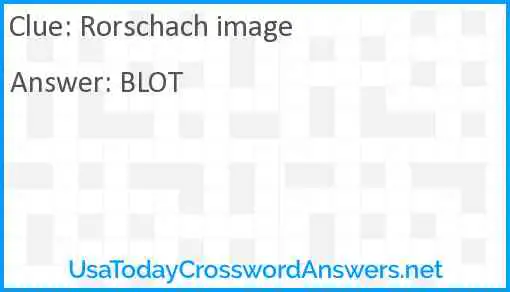 Rorschach image Answer
