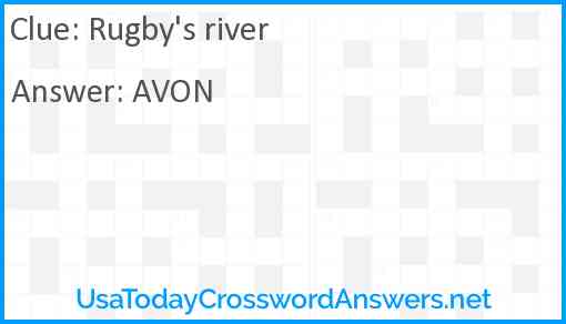 Rugby's river Answer