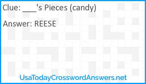 ___'s Pieces (candy) Answer