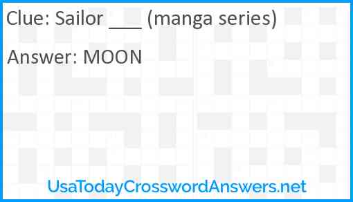 Sailor ___ (manga series) Answer