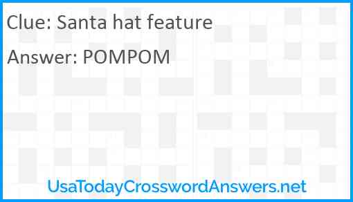 Santa hat feature Answer