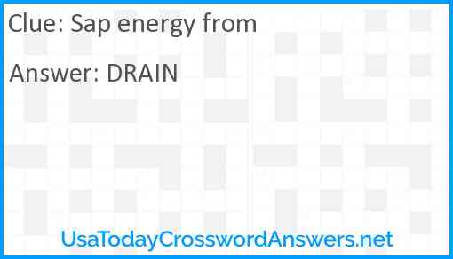 Sap energy from Answer