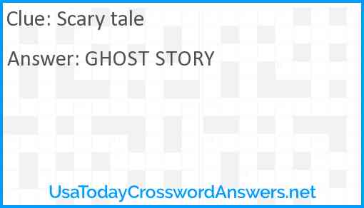 Scary tale Answer