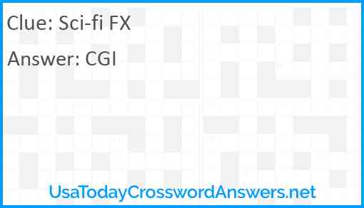 Sci-fi FX Answer