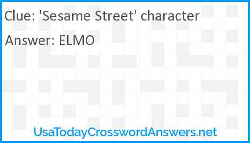 Sesame Street character Answer