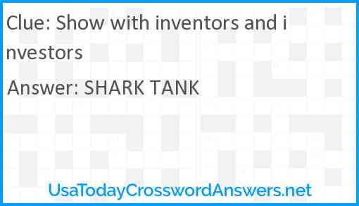 Show with inventors and investors Answer