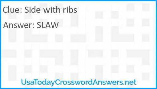 Side with ribs Answer
