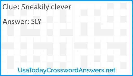 Sneakily clever Answer