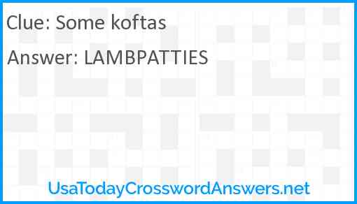 Some koftas Answer