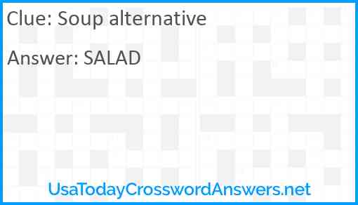 Soup alternative Answer
