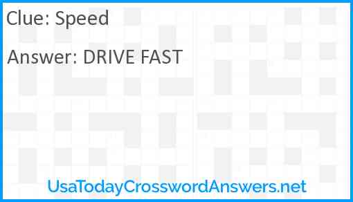 Speed Answer