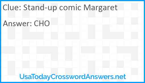 Stand-up comic Margaret Answer