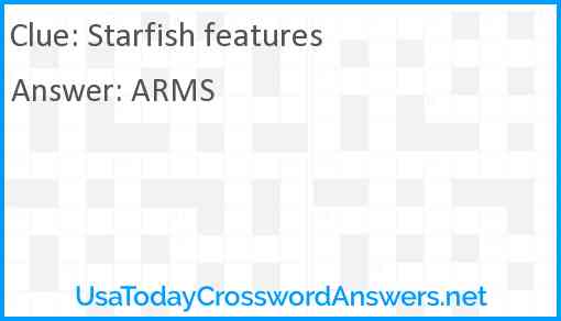 Starfish features Answer
