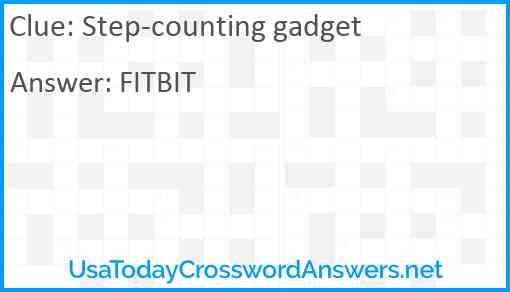 Step-counting gadget Answer