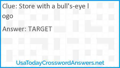 Store with a bull's-eye logo Answer