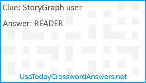 StoryGraph user Answer