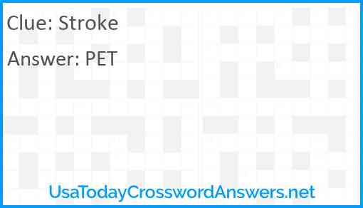 Stroke Answer