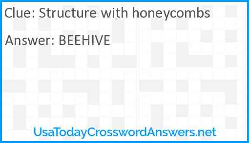 Structure with honeycombs Answer