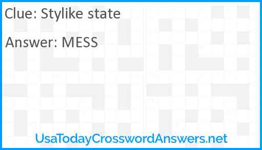 Stylike state Answer