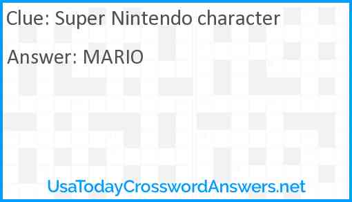 Super Nintendo character Answer