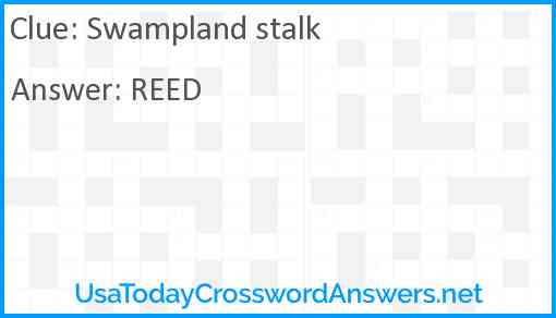 Swampland stalk Answer