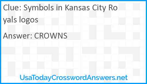 Symbols in Kansas City Royals logos Answer