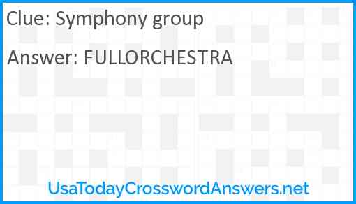 Symphony group Answer