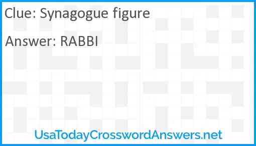 Synagogue figure Answer