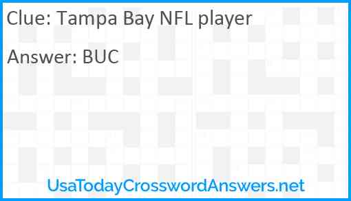 Tampa Bay NFL player Answer