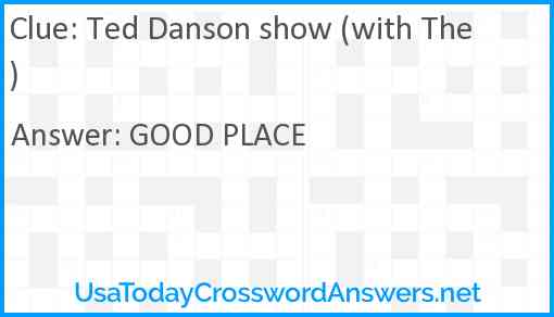 Ted Danson show (with The) Answer