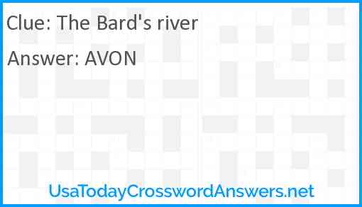 The Bard's river Answer