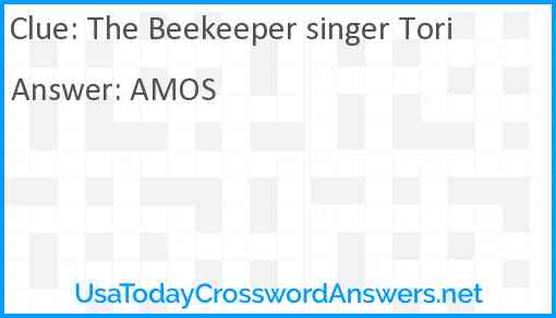 The Beekeeper singer Tori Answer