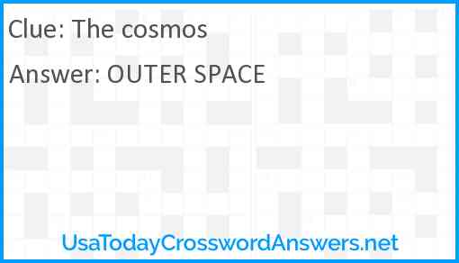 The cosmos Answer