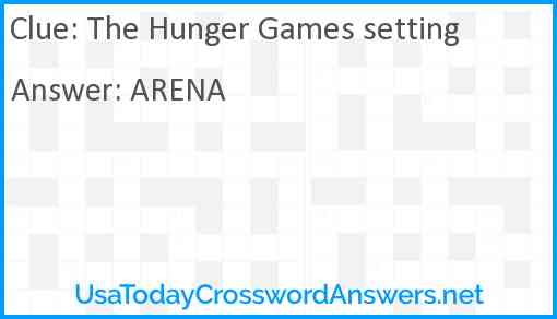 The Hunger Games setting Answer