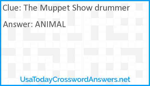 The Muppet Show drummer Answer