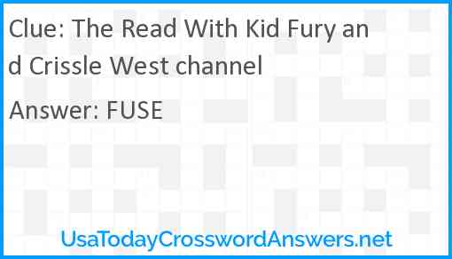 The Read With Kid Fury and Crissle West channel Answer