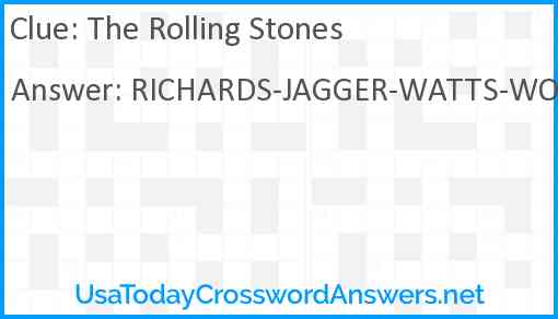 The Rolling Stones Answer