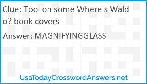 Tool on some Where's Waldo? book covers Answer