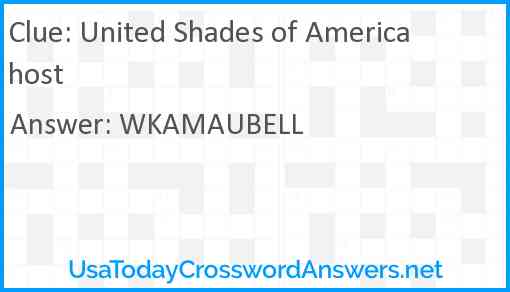 United Shades of America host Answer