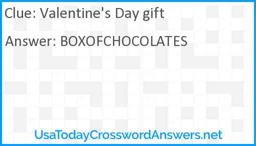 Valentine's Day gift Answer