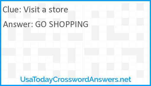 Visit a store Answer