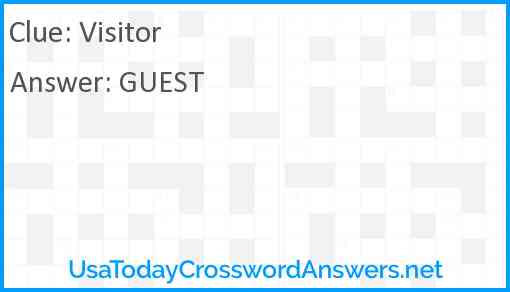 Visitor Answer