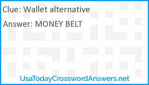 Wallet alternative Answer