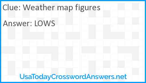 Weather map figures Answer
