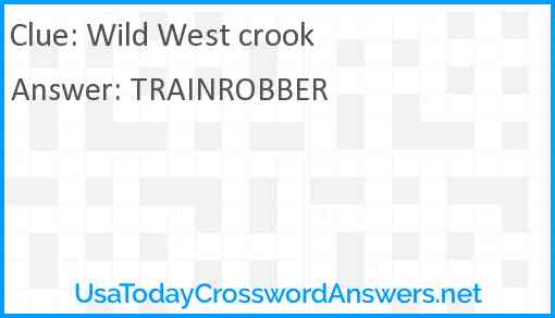 Wild West crook Answer