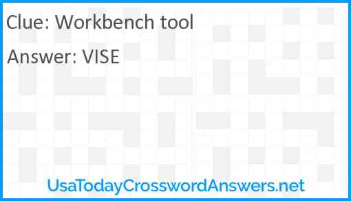 Workbench tool Answer